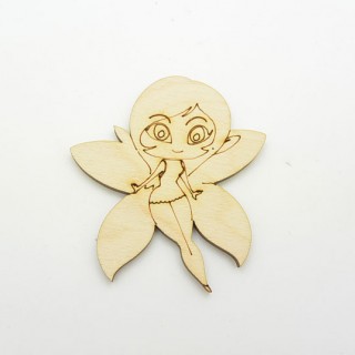 Ξύλινη Διακοσμητική νεράιδα Ξύλινη Διακοσμητική νεράιδα