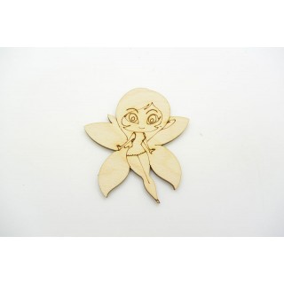 Ξύλινη Διακοσμητική νεράιδα