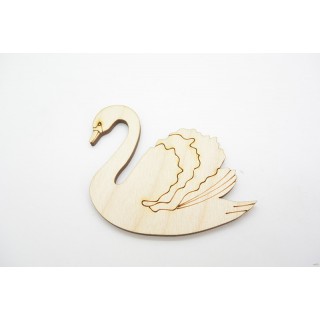 Ξύλινος Διακοσμητικός κύκνος Ξύλινος Διακοσμητικός κύκνος