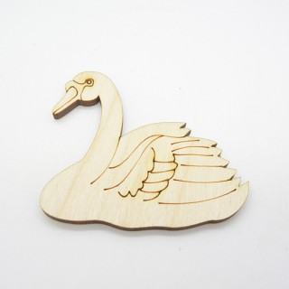 Ξύλινος Διακοσμητικός κύκνος