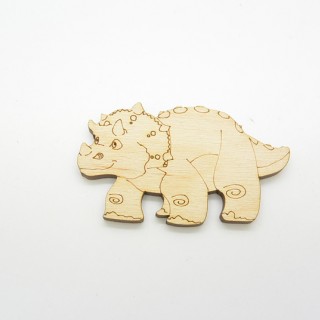 Ξύλινος Διακοσμητικός δεινόσαυρος