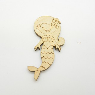 Ξύλινη Διακοσμητική γοργόνα Ξύλινη Διακοσμητική γοργόνα