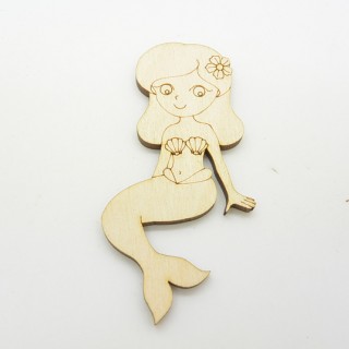 Ξύλινη Διακοσμητική γοργόνα Ξύλινη Διακοσμητική γοργόνα