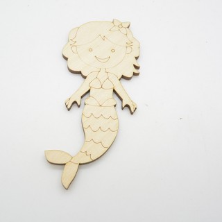 Ξύλινη Διακοσμητική γοργόνα Ξύλινη Διακοσμητική γοργόνα