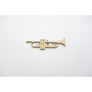 Ξύλινη Διακοσμητική τρομπέτα