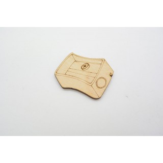 Ξύλινη Διακοσμητική ξύστρα Ξύλινη Διακοσμητική ξύστρα