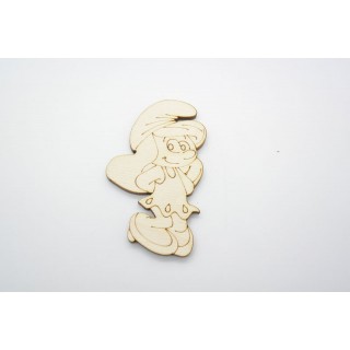 Ξύλινο Διακοσμητικό στρουμφίτα