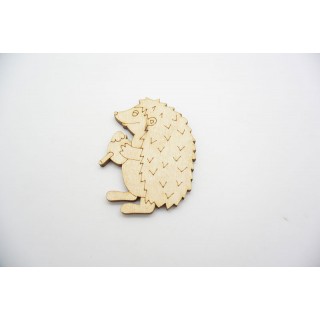 Ξύλινος Διακοσμητικός σκαντζόχοιρος 