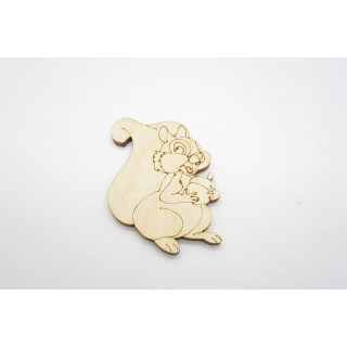 Ξύλινος Διακοσμητικός σκίουρος Ξύλινος Διακοσμητικός σκίουρος