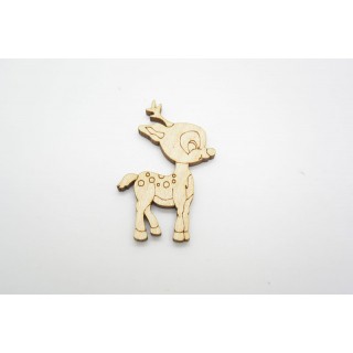 Ξύλινο Διακοσμητικό ελαφάκι Ξύλινο Διακοσμητικό ελαφάκι