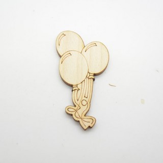 Ξύλινα Διακοσμητικά μπαλόνια 