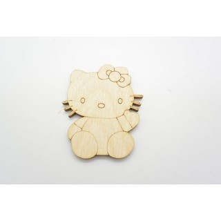 Ξύλινο Διακοσμητικό hello kitty Ξύλινο Διακοσμητικό hello kitty