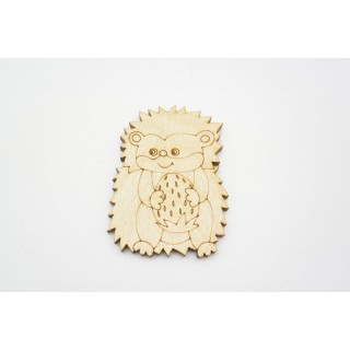 Ξύλινος Διακοσμητικός σκαντζόχοιρος