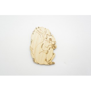 Ξύλινος Διακοσμητικός σκίουρος 