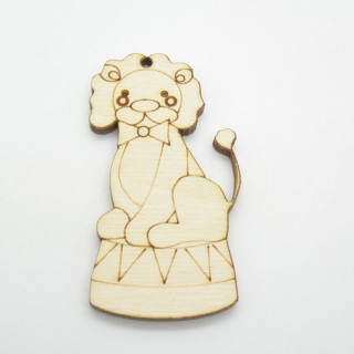 Ξύλινο Διακοσμητικό λιοντάρι τσίρκου Ξύλινο Διακοσμητικό λιοντάρι τσίρκου