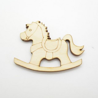 Ξύλινο Διακοσμητικό αλογάκι καρουζέλ