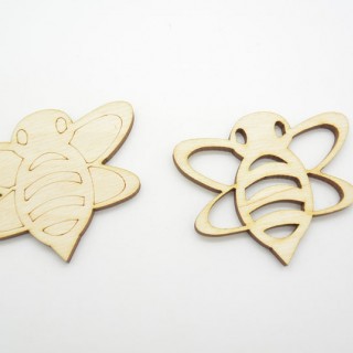 Ξύλινη Διακοσμητική μέλισσα