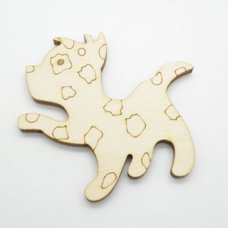 Ξύλινο Διακοσμητικό σκυλάκι Δαλματίας