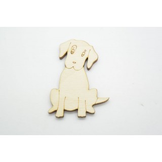 Ξύλινο Διακοσμητικό σκυλάκι λαμπραντόρ