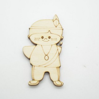 Ξύλινο Διακοσμητικό ινδιάνος Ξύλινο Διακοσμητικό ινδιάνος