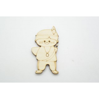 Ξύλινο Διακοσμητικό ινδιάνος Ξύλινο Διακοσμητικό ινδιάνος