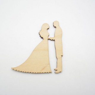 Ξύλινο Διακοσμητικό ζευγάρι Ξύλινο Διακοσμητικό ζευγάρι