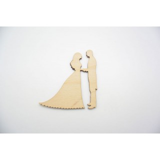 Ξύλινο Διακοσμητικό ζευγάρι Ξύλινο Διακοσμητικό ζευγάρι