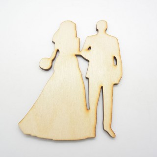 Ξύλινο Διακοσμητικό ζευγάρι Ξύλινο Διακοσμητικό ζευγάρι