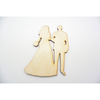 Ξύλινο Διακοσμητικό ζευγάρι Ξύλινο Διακοσμητικό ζευγάρι