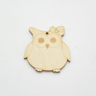 Ξύλινη Διακοσμητική κουκουβάγια