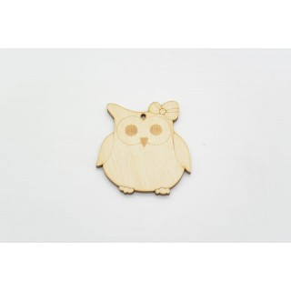 Ξύλινη Διακοσμητική κουκουβάγια