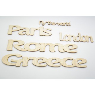 Ξύλινο Διακοσμητικό Paris Ξύλινο Διακοσμητικό Paris