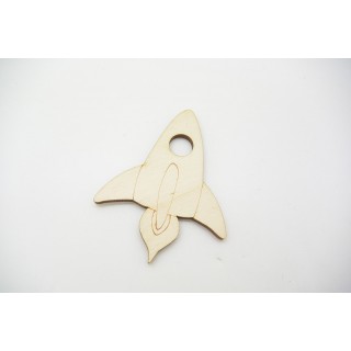 Ξύλινος Διακοσμητικός πύραυλος