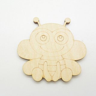 Ξύλινη Διακοσμητική μέλισσα