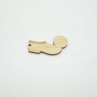 Ξύλινο Διακοσμητικό τσαρούχι