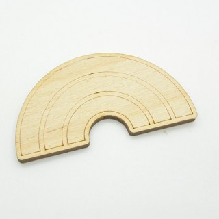 Ξύλινο Διακοσμητικό ουράνιο τόξο