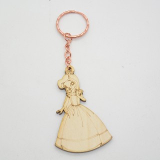 Ξύλινο Μπρελόκ βάπτισης πριγκίπισσα Ξύλινο Μπρελόκ βάπτισης πριγκίπισσα