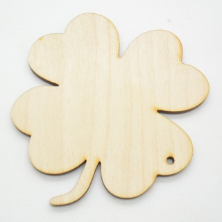 Ξύλινο Διακοσμητικό τριφύλλι