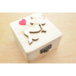 Ξύλινο κουτί γοργόνα