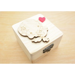 Ξύλινο κουτί γοργόνα 