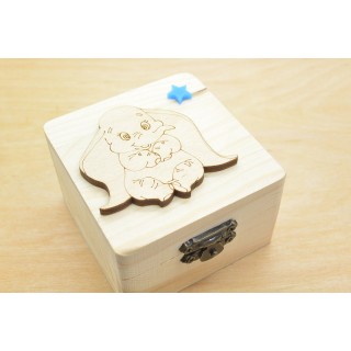 Ξύλινο κουτί ελεφαντάκι