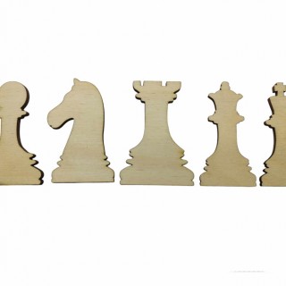 Ξύλινες Διακοσμητικές φιγούρες σκάκι
