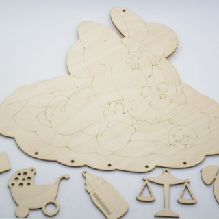 Αναμνηστικό Γέννησης για νεογέννητο minnie