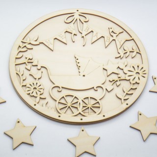 Αναμνηστικό Γέννησης για νεογέννητο αγοράκι με αστεράκια