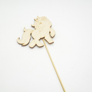 Ξύλινο Στικ μονόκερος