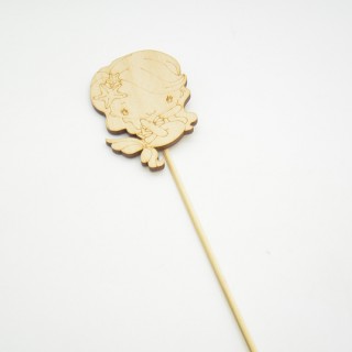 Ξύλινο Στικ γοργόνα