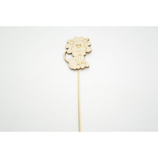 Ξύλινο Στικ λιονταράκι