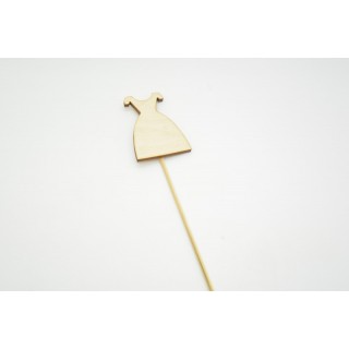 Ξύλινο Στικ φορεματάκι