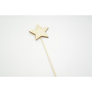 Ξύλινο Στικ αστεράκι 