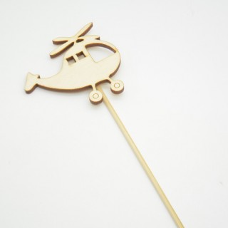 Ξύλινο Στικ ελικοπτεράκι